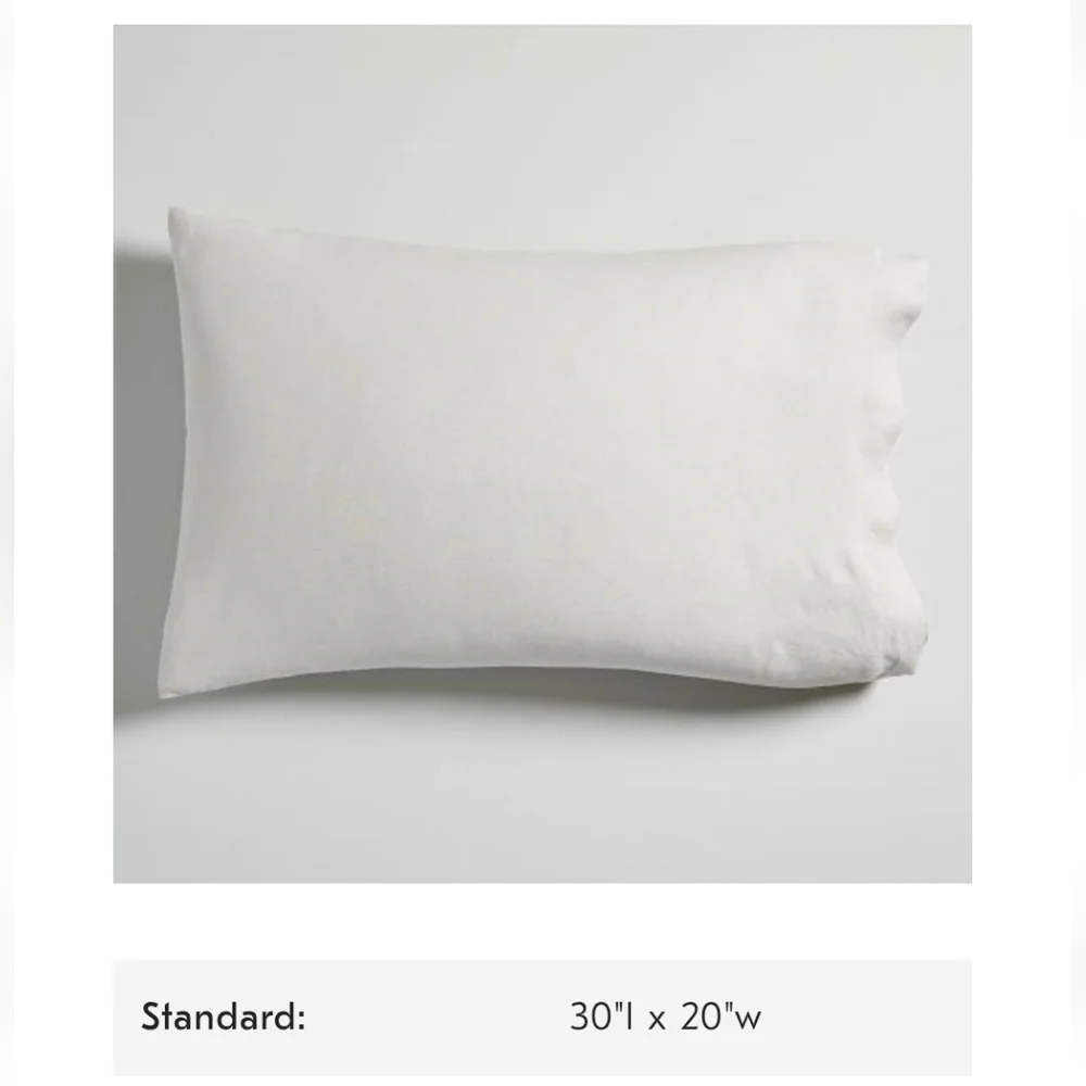West Elm European Flax Linen Standart Sham,Retail Price $54.00US,Color Dark Flax